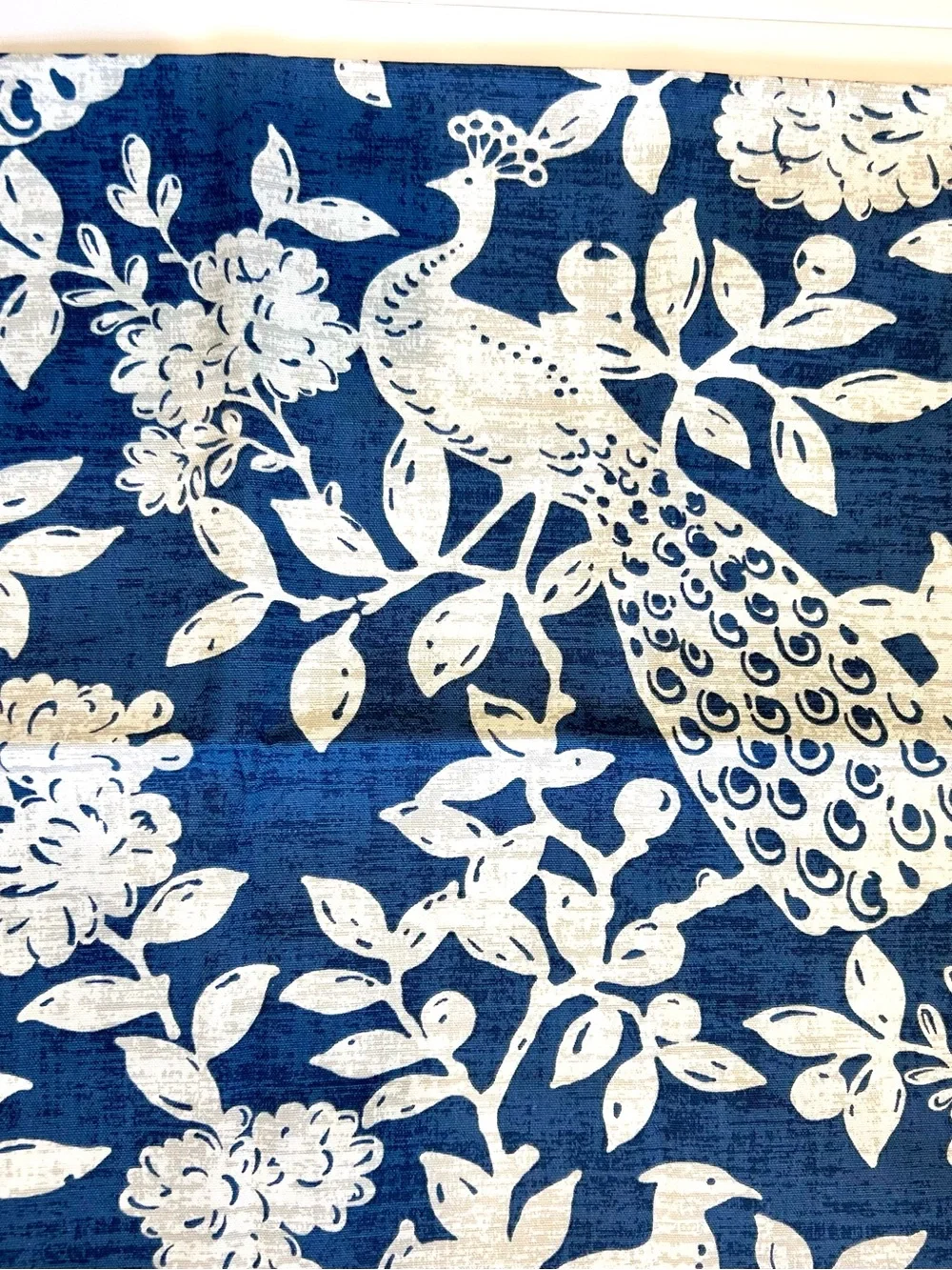 Blue & White Patterned Cotton 20 x 20 Pillow Inserts Collection of 6